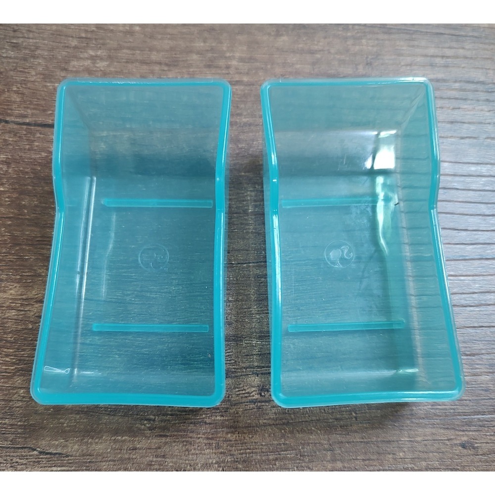Barbie Dreamhouse Refrigerator Drawer Teal Fridge Storage Bin Replacement Z21